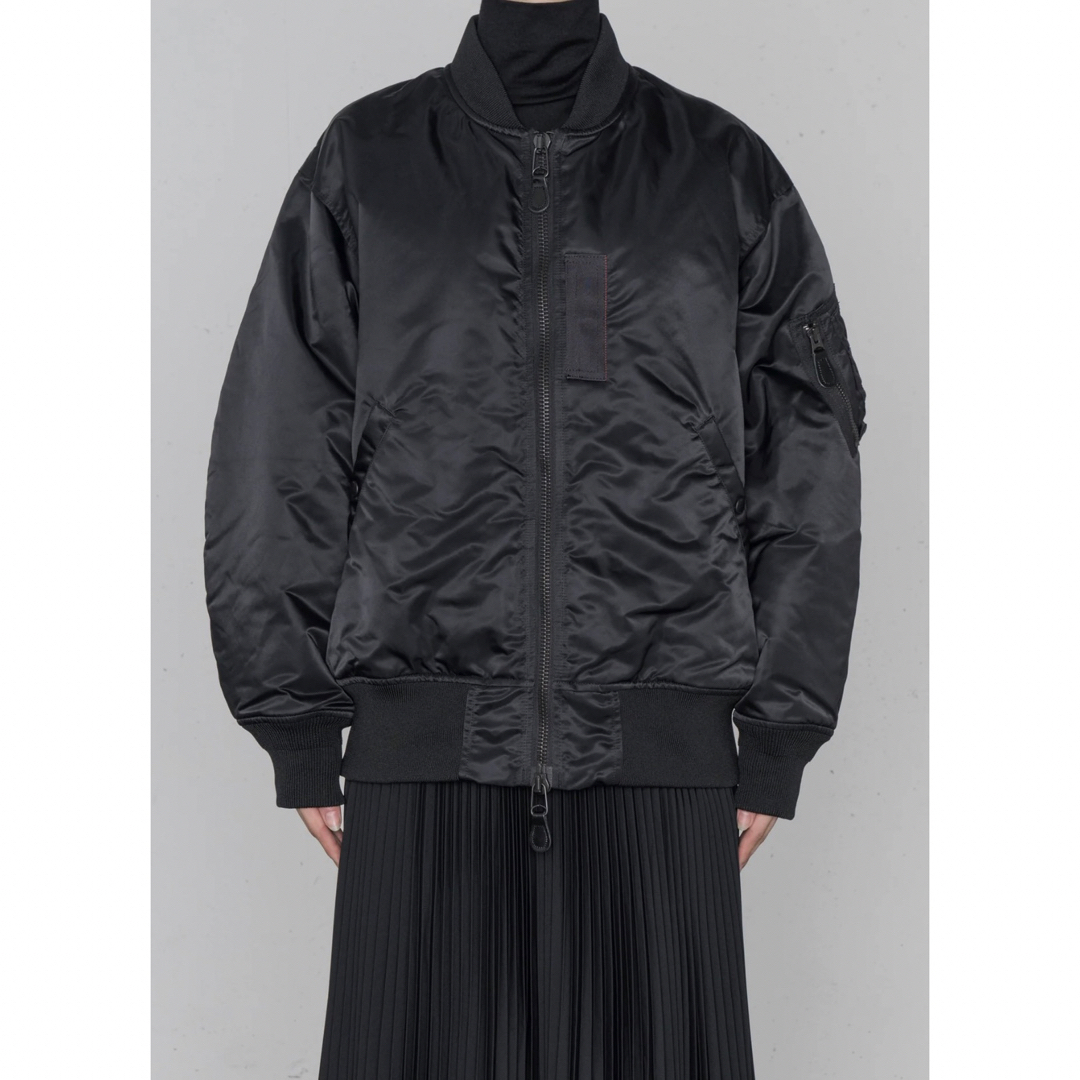 HYKE - 新品完売!24AWハイクHYKE MA-1ジャケット黒3サイズの HYKE - 新品完売!24AWハイクHYKE MA-1ジャケット黒3サイズの