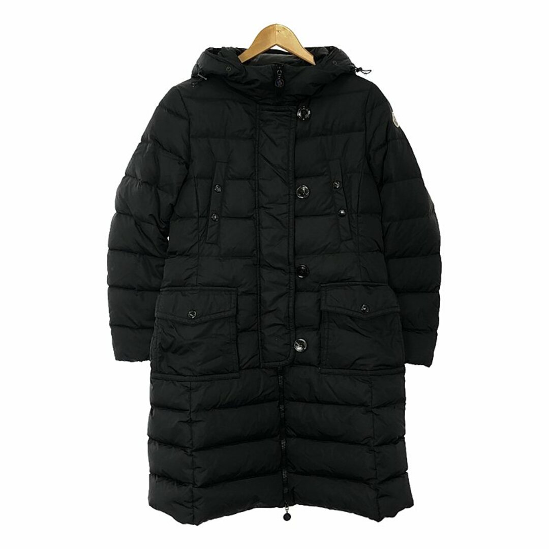 MONCLER - MONCLER / モンクレール | GENEVRIER COAT ジュネヴリエ フーデッド ダウンコート | 2 | ブラック | レディース