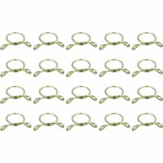 【新品】単線チューブスプリングクランプ 20個入 内径18mm 16-16.5(トートバッグ)