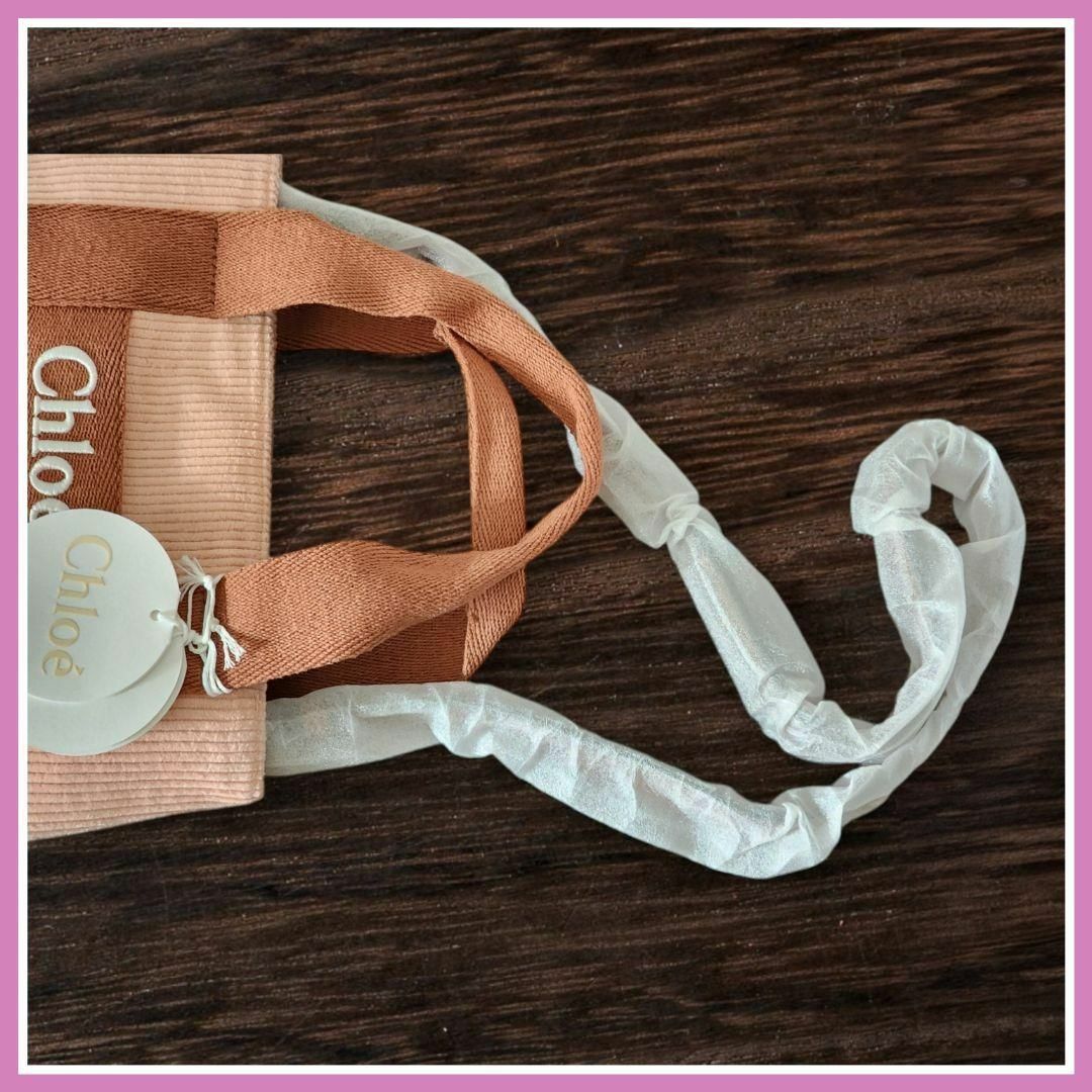 新品】Chloe クロエ トートバッグ 秋冬 ショルダー ピンク 新品】Chloe クロエ トートバッグ 秋冬 ショルダー ピンク