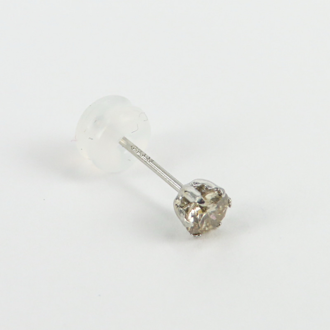 Pt900 天然ダイヤモンド0.2ct片耳ピアス 新品 お買い得 Pt900 天然ダイヤモンド0.2ct片耳ピアス 新品 お買い得