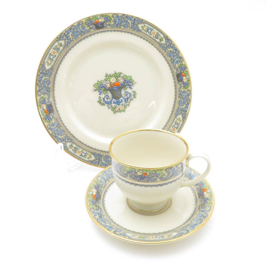 美品 LENOX レノックス オータム カップ&ソーサー 中皿 2点 美品 LENOX レノックス オータム カップ&ソーサー 中皿 2点