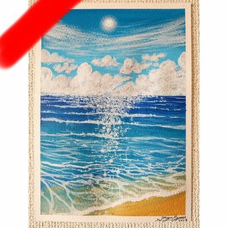 【春の黄昏】アクリル画 F3 風景画 絵画 春の黄昏】アクリル画 F3 風景画 絵画(秋晴れの日】アクリル画