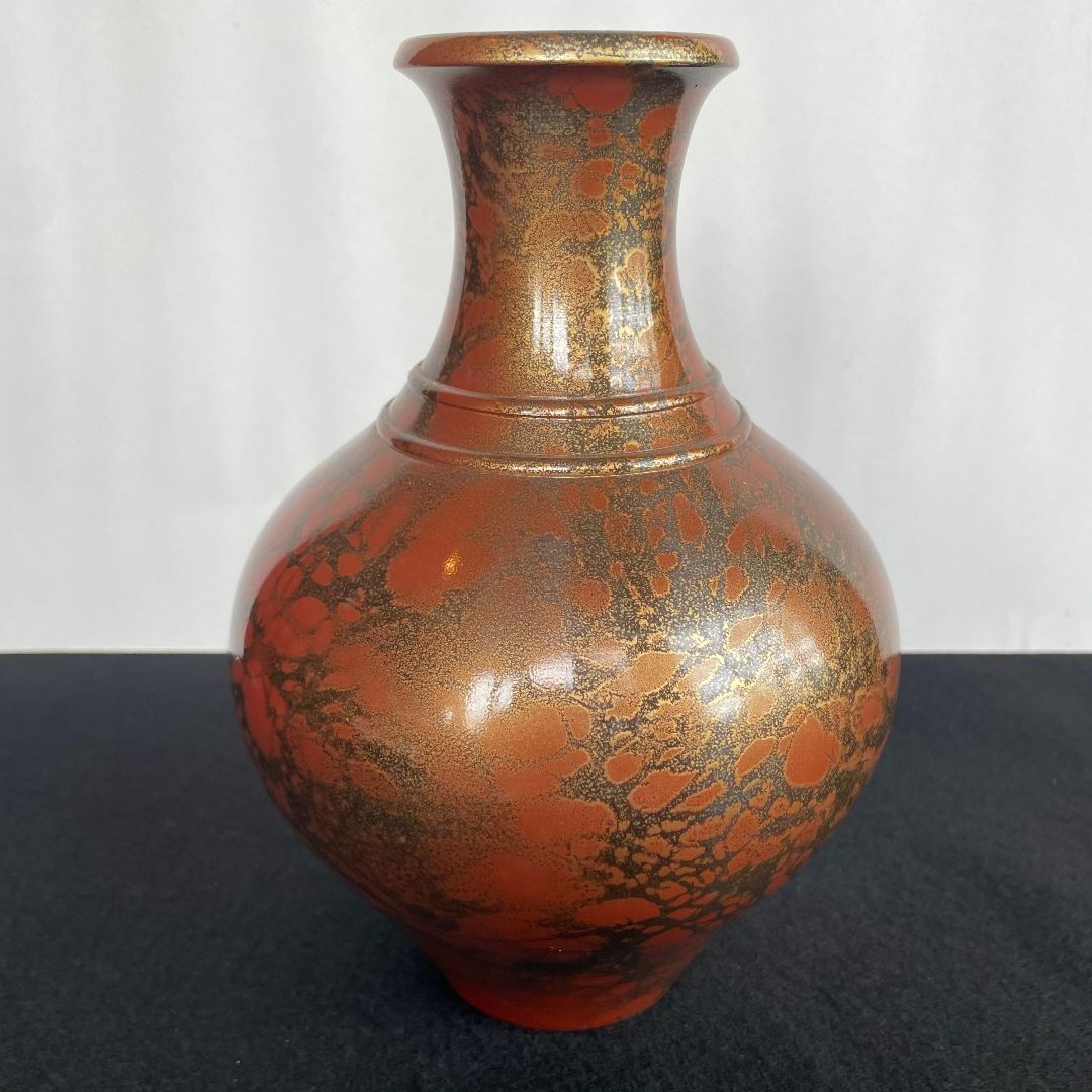 金工家 秀山作 在銘 花器 唐金 青銅 花瓶 鋳銅 壺 骨董 美術 華 金工家 秀山作 在銘 花器 唐金 青銅 花瓶 鋳銅 壺 骨董 美術 華