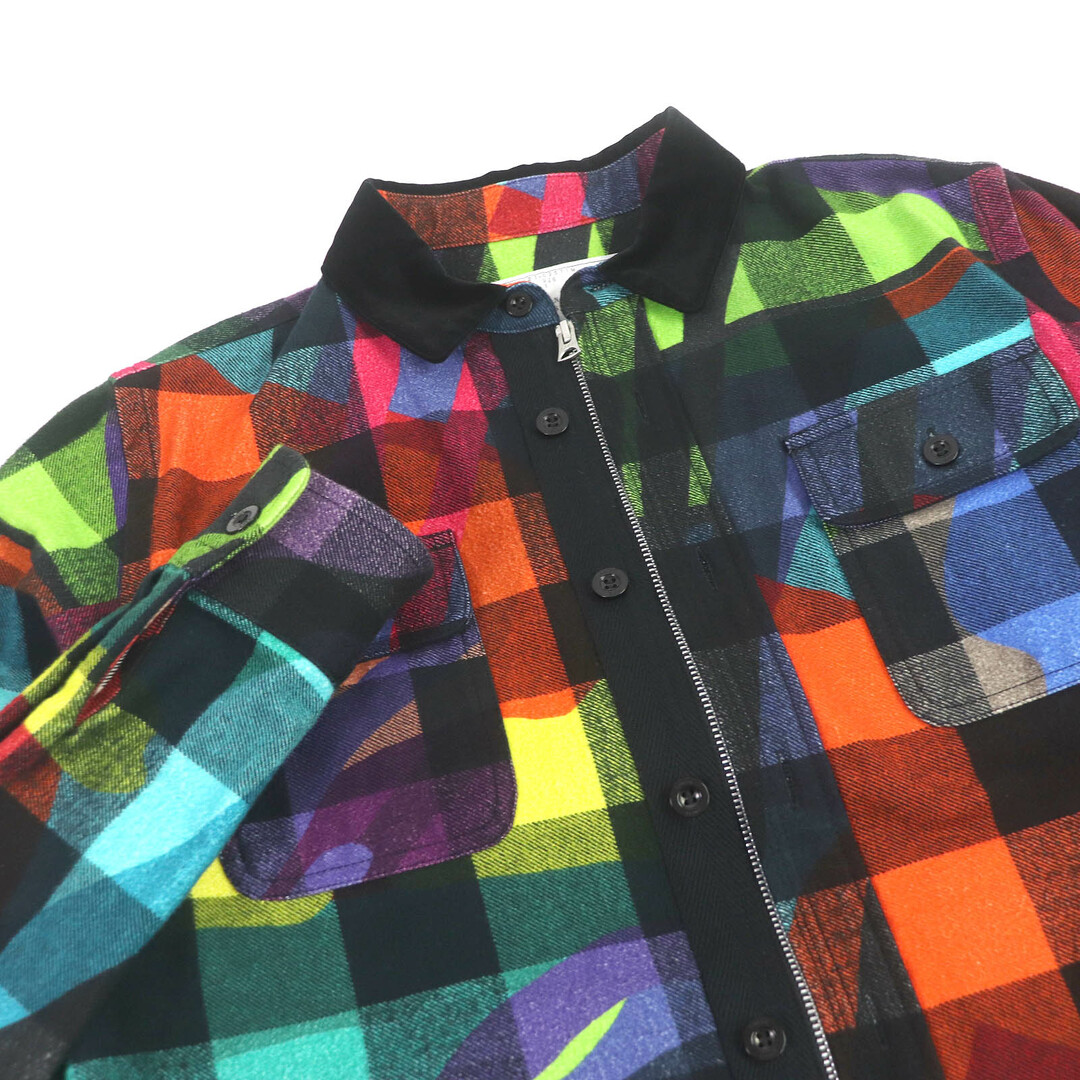 sacai - 極美品□Sacai サカイ KAWS カウズ 21AW 21-0257M Plaid sacai - 極美品□Sacai サカイ KAWS カウズ 21AW 21-0257M Plaid