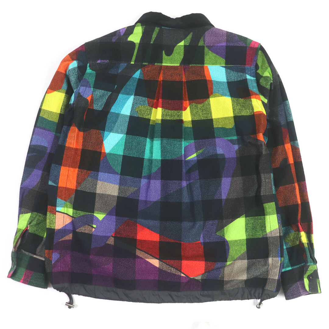 sacai - 極美品□Sacai サカイ KAWS カウズ 21AW 21-0257M Plaid sacai - 極美品□Sacai サカイ KAWS カウズ 21AW 21-0257M Plaid
