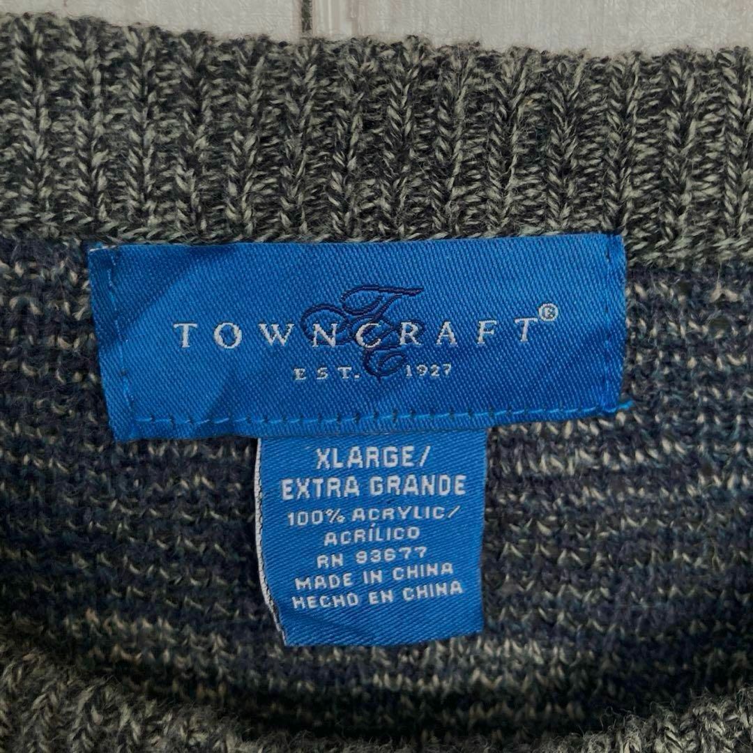 TOWNCRAFT - 90sヴィンテージ古着TOWNCRAFT ジャガードニット TOWNCRAFT - 90sヴィンテージ古着TOWNCRAFT ジャガードニット