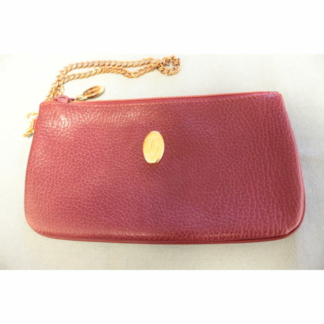 カルティエ ペンケース ワインレッド レザー レディース CARTIER カルティエ ペンケース ワインレッド レザー レディース CARTIER