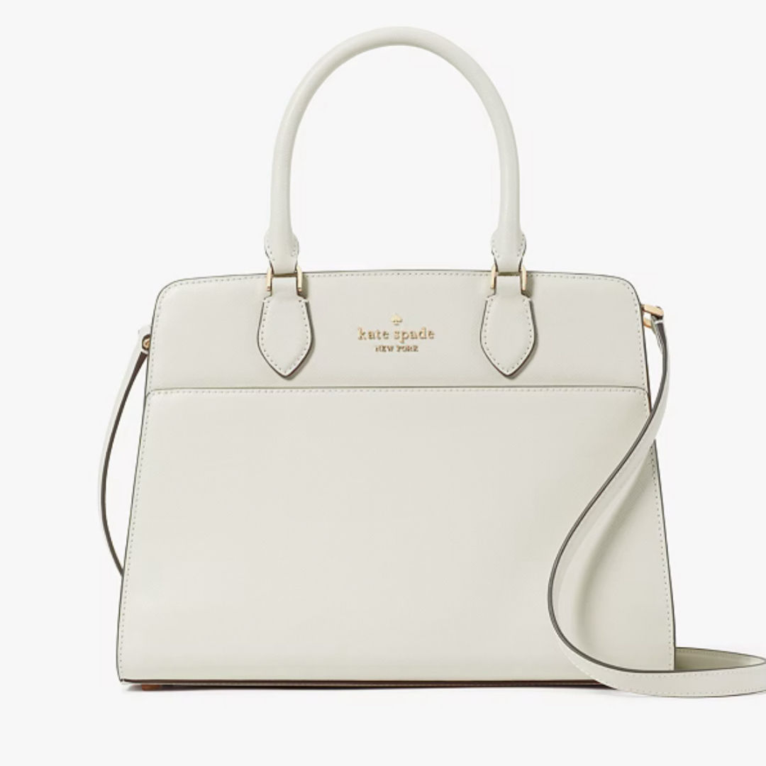 kate spade NEW YORK - kate spade newyorkマディソンミディアムサッチェルメレンゲ白
