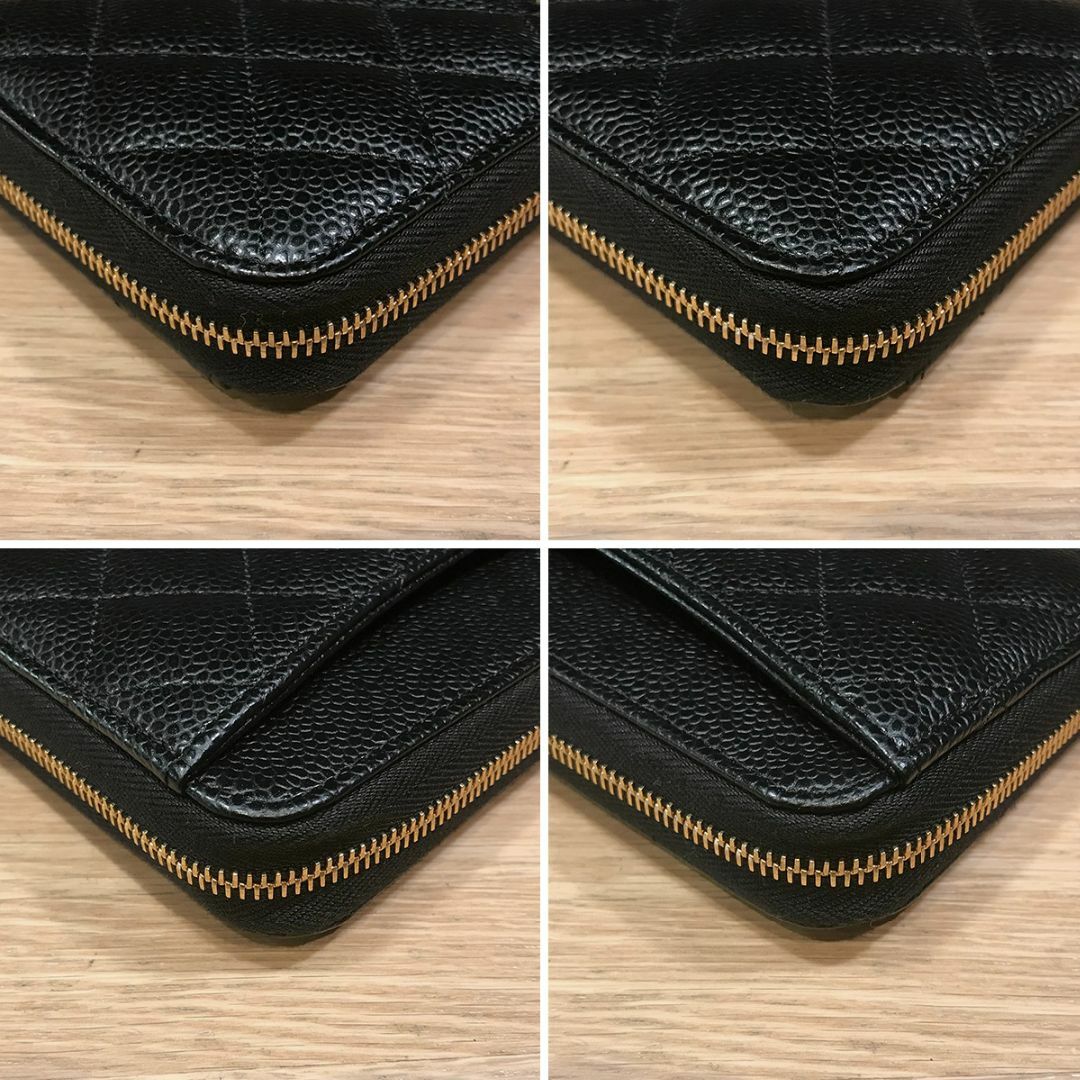 CHANEL - 新品同様 シャネル マトラッセ ラウンドファスナー長 CHANEL - 新品同様 シャネル マトラッセ ラウンドファスナー長