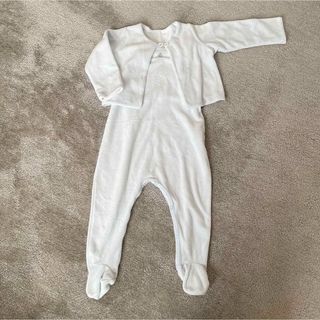プチバトー(PETIT BATEAU)のプチバトー♡セットアップ アンサンブル(ロンパース)