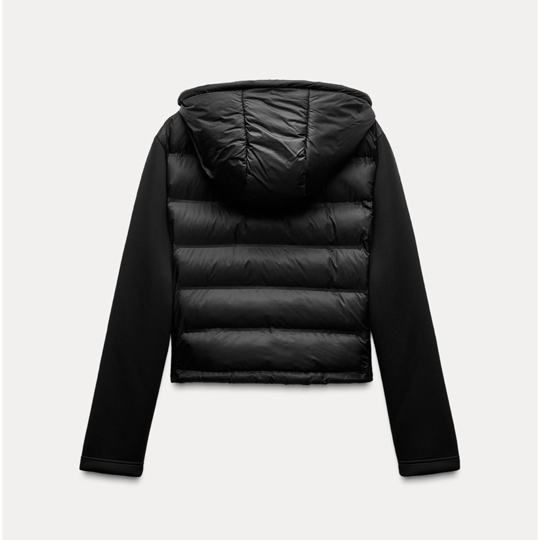 ZARA - ZARA ダウン ネオプレン風キルティングジャケットの通販 ZARA - ZARA ダウン ネオプレン風キルティングジャケットの通販