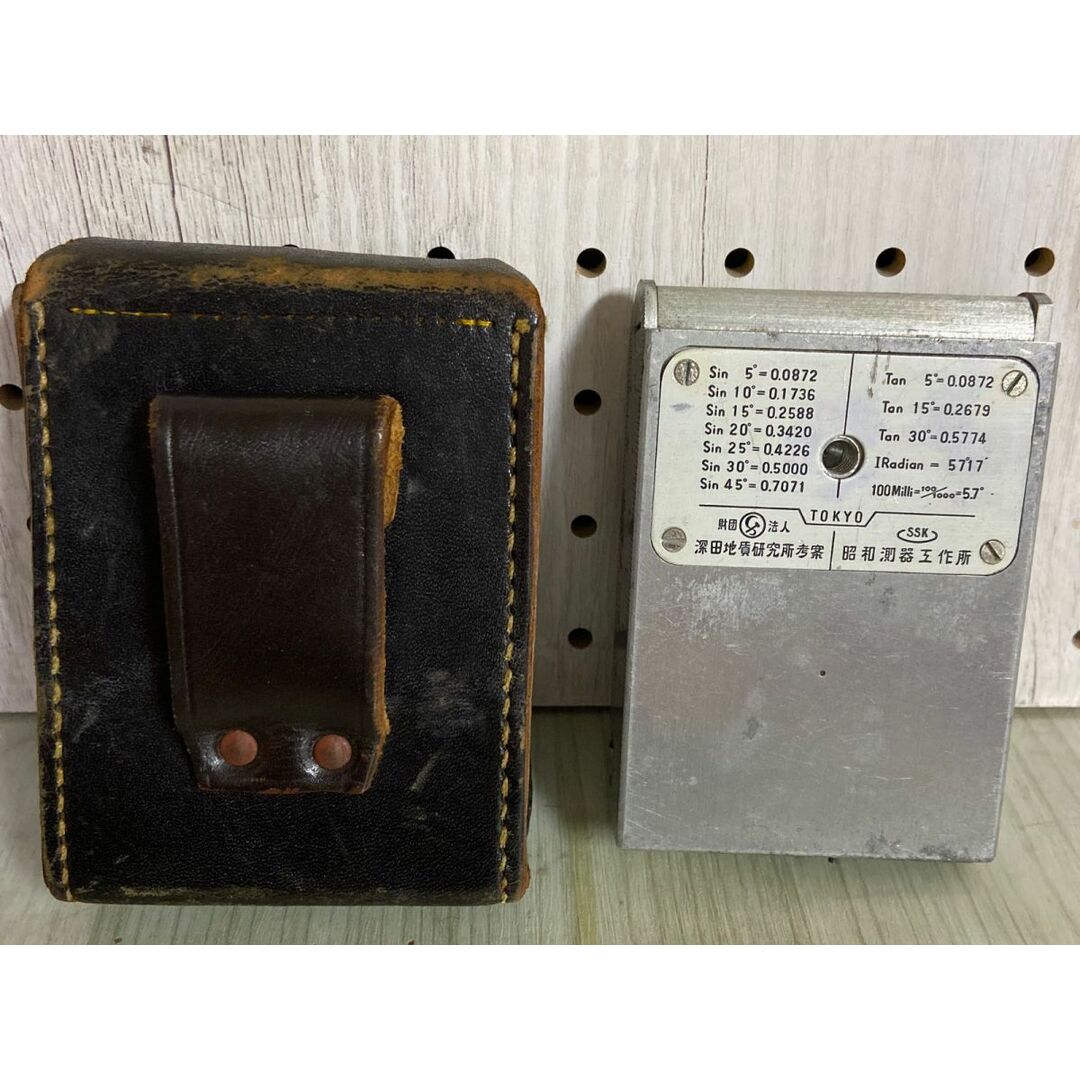IWAMOTO MINERAL SHOWA SOKKI 昭和測器 深田式クリノコンパス IWAMOTO MINERAL SHOWA SOKKI 昭和測器 深田式クリノコンパス