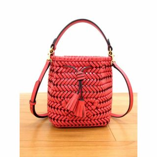 アニヤハインドマーチ(ANYA HINDMARCH)の美品 アニヤハインドマーチ Neeson ニーソン ドローストリング スモール(ショルダーバッグ)