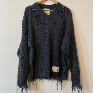 Maison MIHARA YASUHIRO - 【激レア早い者勝ち】bleached knit Maison MIHARA YASUHIRO - 【激レア早い者勝ち】bleached knit