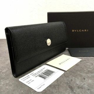 BVLGARI - 送料込み! 未使用品 BVLGARI 長財布 ブラック 箱付き BVLGARI - 送料込み! 未使用品 BVLGARI 長財布 ブラック 箱付き