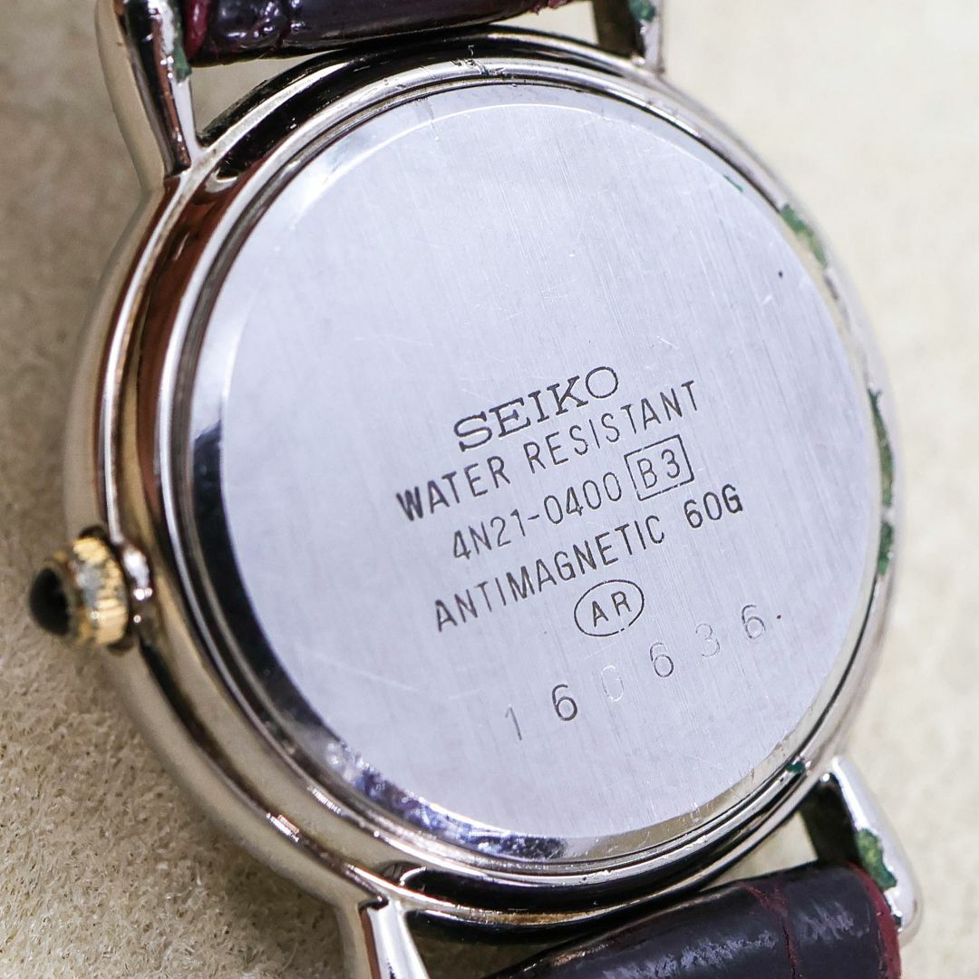 SEIKO - 稼働 SEIKO EXCELINE 腕時計 レディース 華奢 新品電池 SEIKO - 稼働 SEIKO EXCELINE 腕時計 レディース 華奢 新品電池