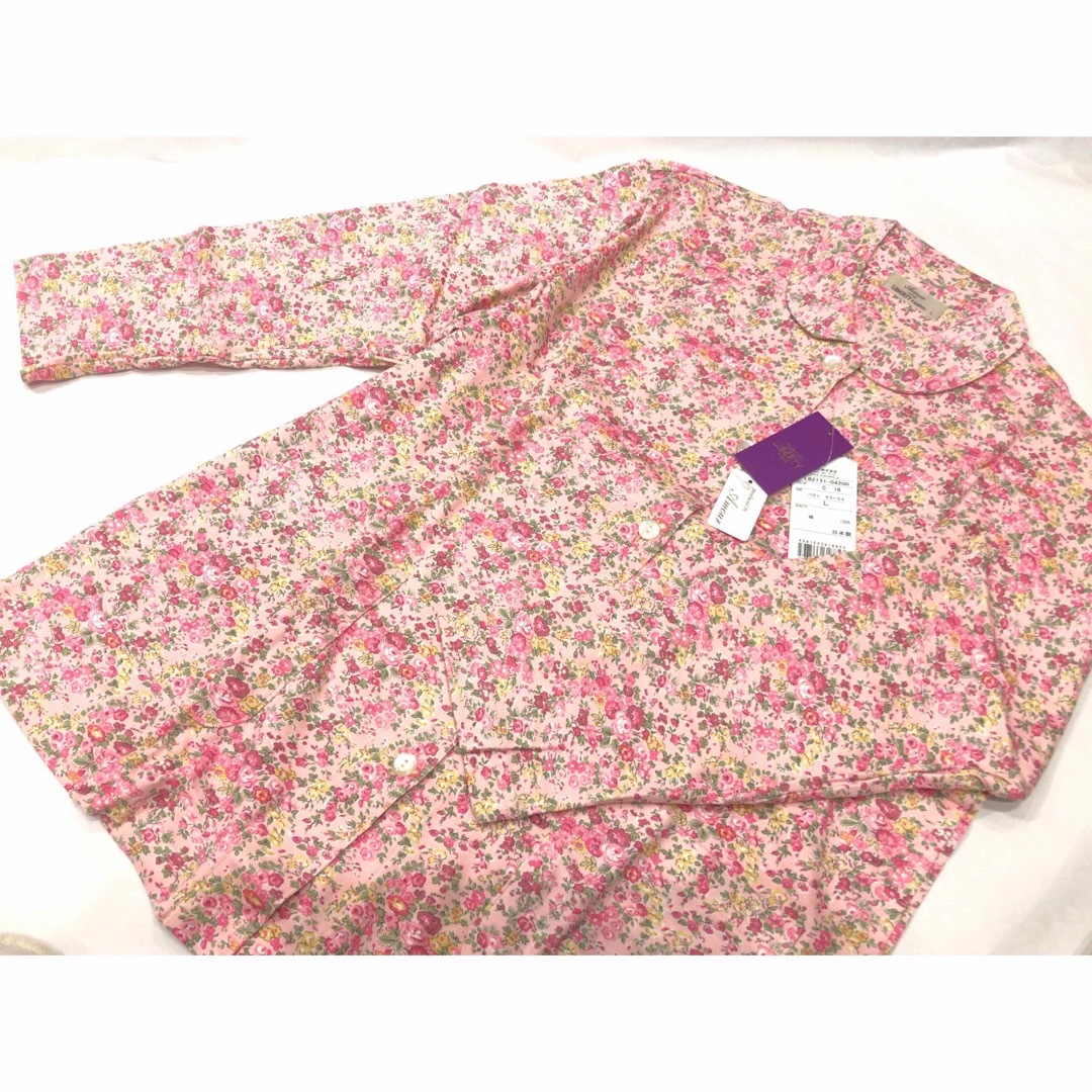 LIBERTY. - L サイズ 新品 リバティ パジャマ 長袖 秋冬 花柄 LIBERTY. - L サイズ 新品 リバティ パジャマ 長袖 秋冬 花柄