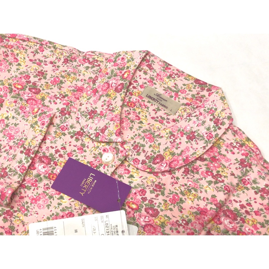 LIBERTY. - L サイズ 新品 リバティ パジャマ 長袖 秋冬 花柄 LIBERTY. - L サイズ 新品 リバティ パジャマ 長袖 秋冬 花柄