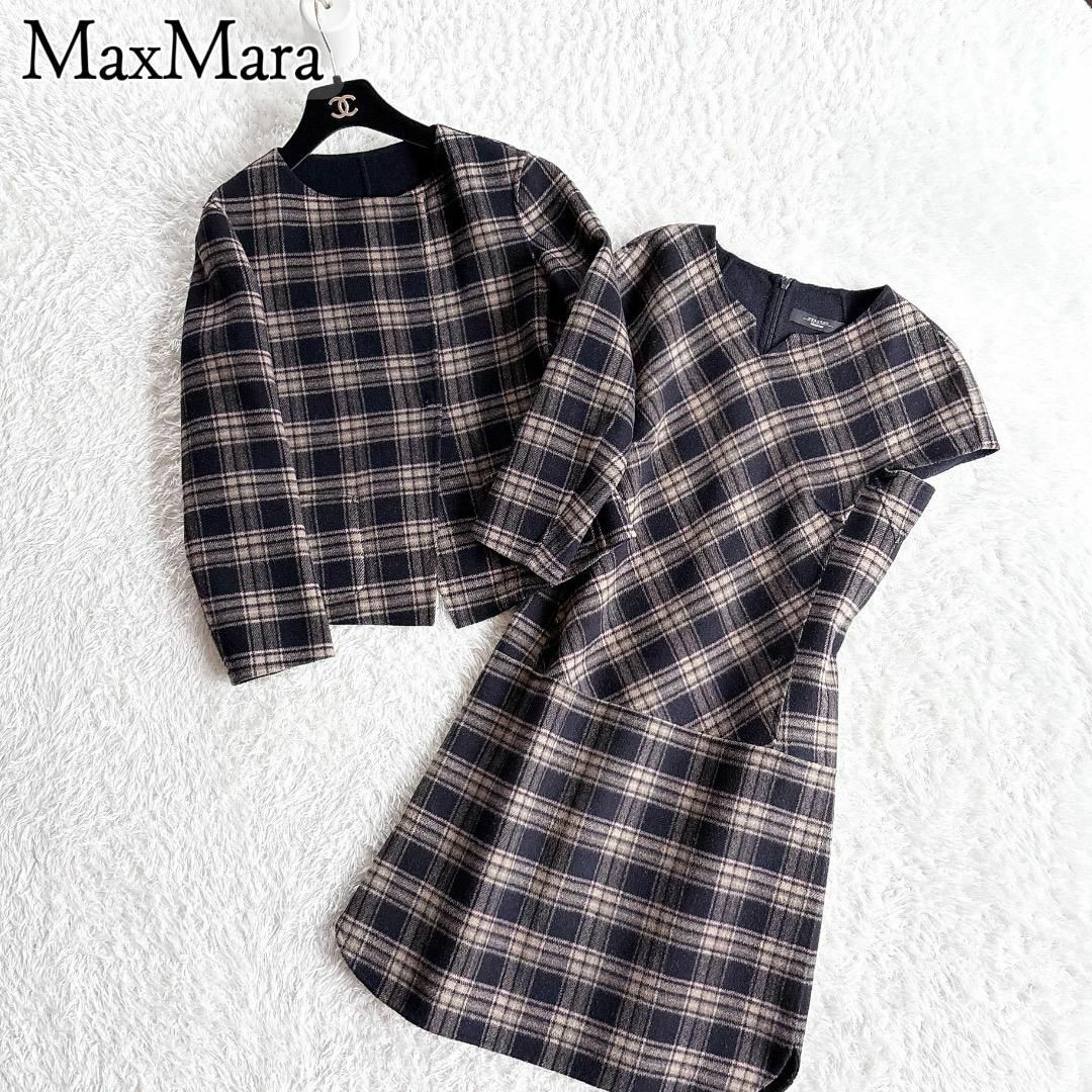 MaxMara◇クチートアマーノ ダブルフェイス ジャケット MaxMara◇クチートアマーノ ダブルフェイス ジャケット