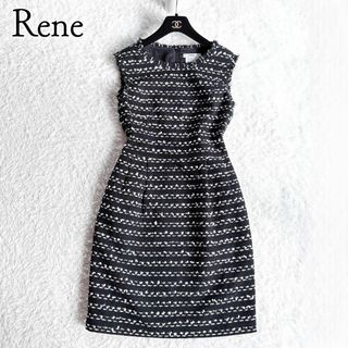 René リントン社製 ノースリーブ ひざ丈ワンピース René リントン社製 ノースリーブ ひざ丈ワンピース
