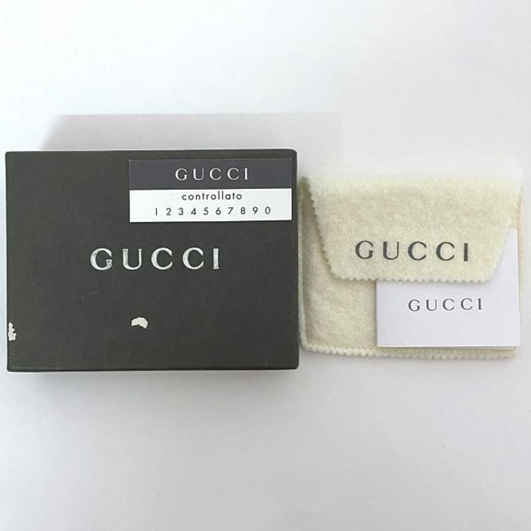 GUCCI - グッチ シンボルマーク ネックレス シルバー ブラック GUCCI - グッチ シンボルマーク ネックレス シルバー ブラック