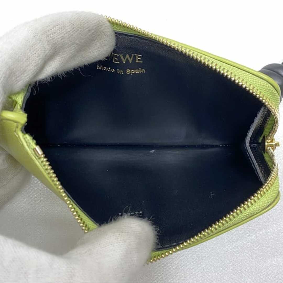 LOEWE - ロエベ コイン カードケース ライトグリーン アニス LOEWE - ロエベ コイン カードケース ライトグリーン アニス