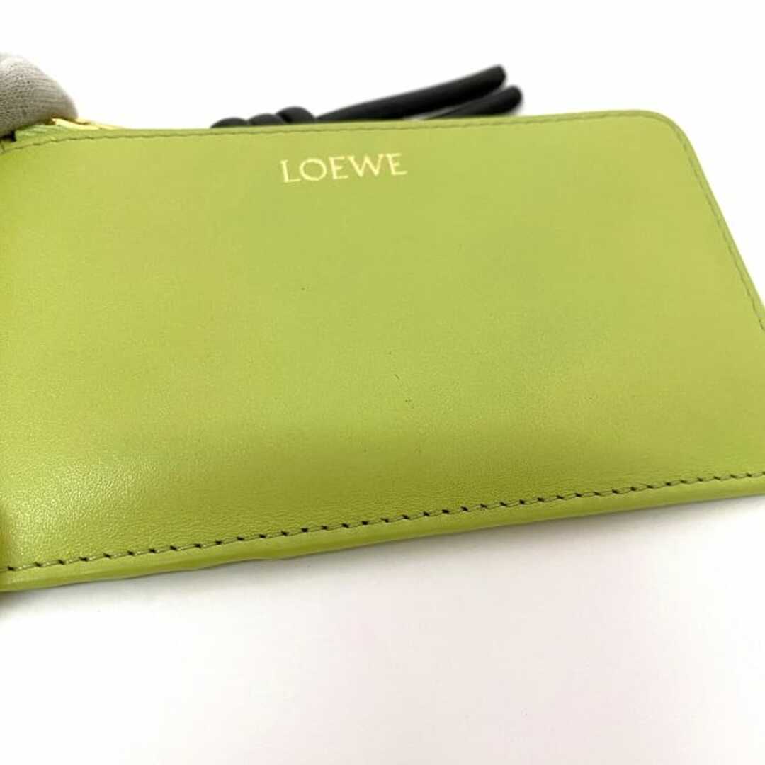 LOEWE - ロエベ コイン カードケース ライトグリーン アニス LOEWE - ロエベ コイン カードケース ライトグリーン アニス