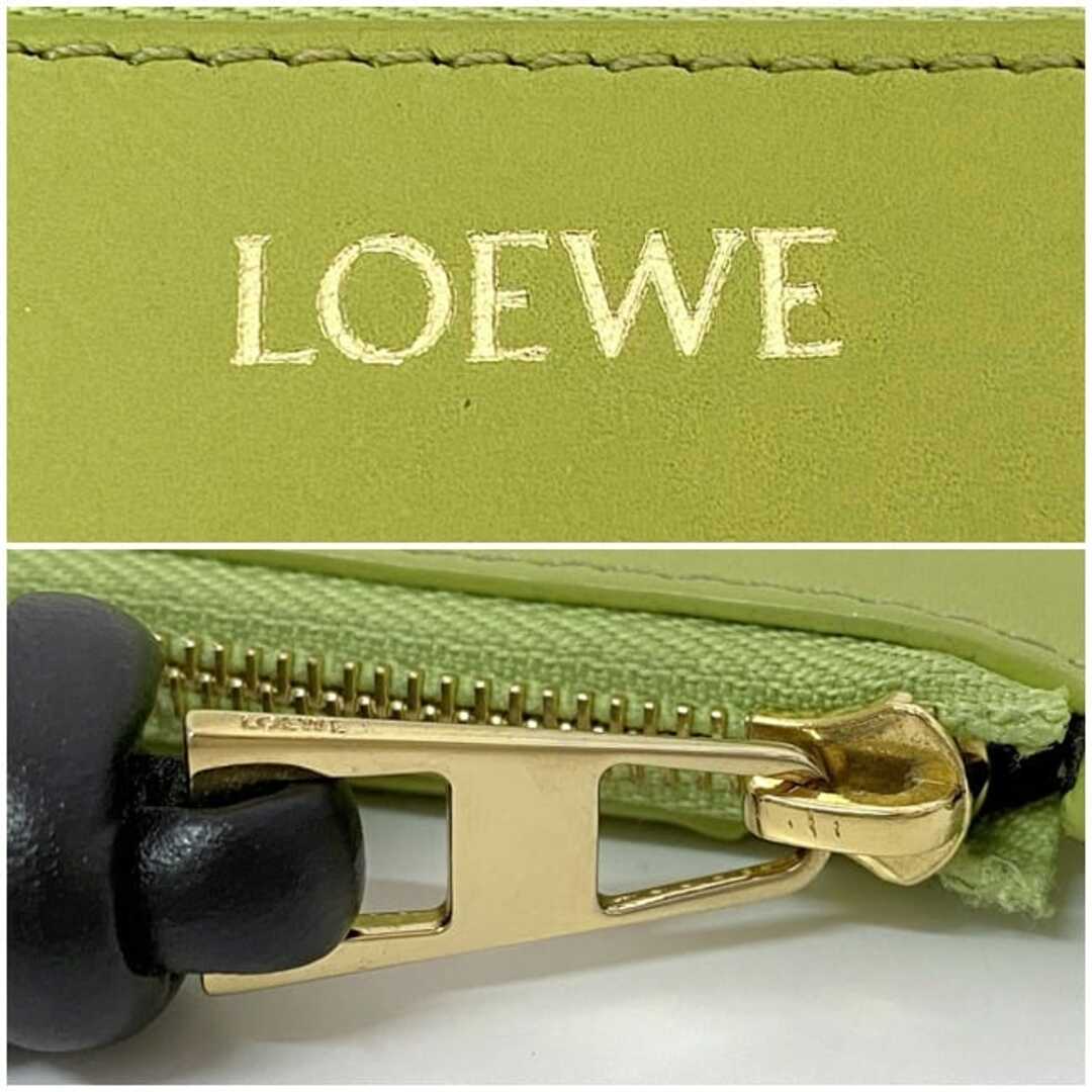 LOEWE - ロエベ コイン カードケース ライトグリーン アニス LOEWE - ロエベ コイン カードケース ライトグリーン アニス