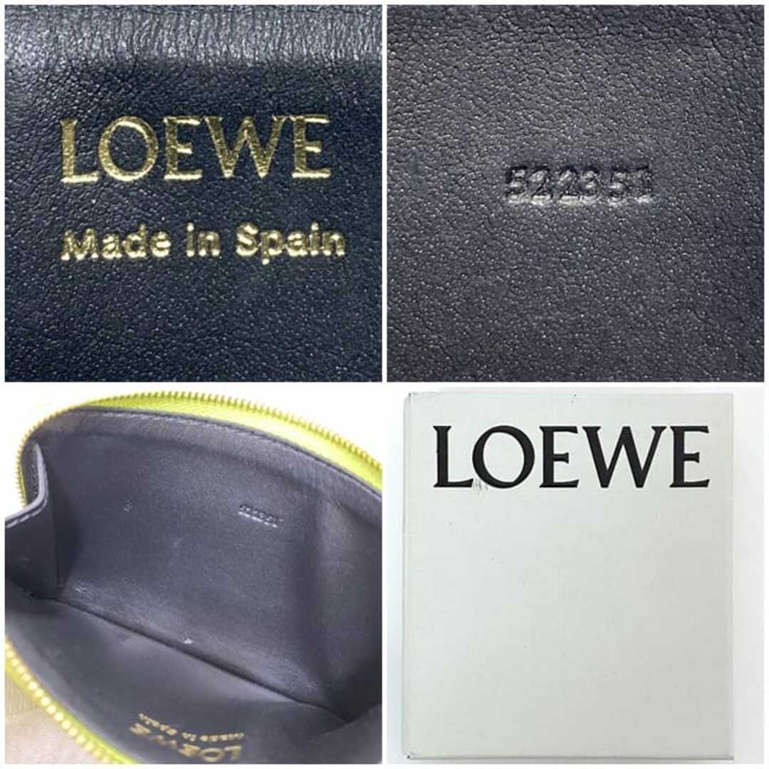 LOEWE - ロエベ コイン カードケース ライトグリーン アニス LOEWE - ロエベ コイン カードケース ライトグリーン アニス