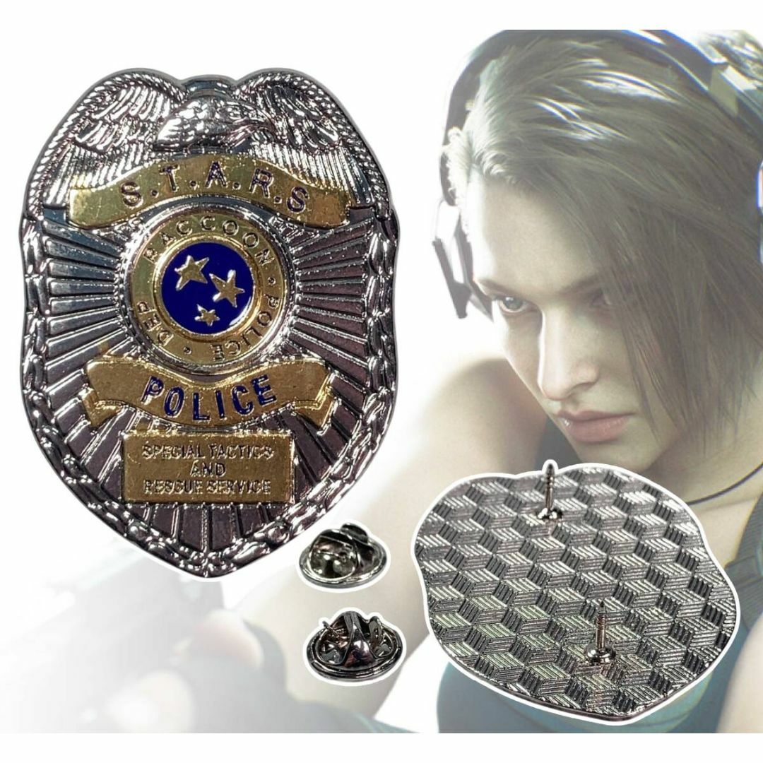 バイオハザード S.T.A.R.S./スターズ 警察バッジ ピンバッジ」の バイオハザード S.T.A.R.S./スターズ 警察バッジ ピンバッジ」の