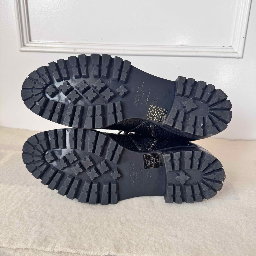 JIMMY CHOO - ジミーチュウ 美品 CRUZ FLAT コンバット ブーツ JIMMY CHOO - ジミーチュウ 美品 CRUZ FLAT コンバット ブーツ