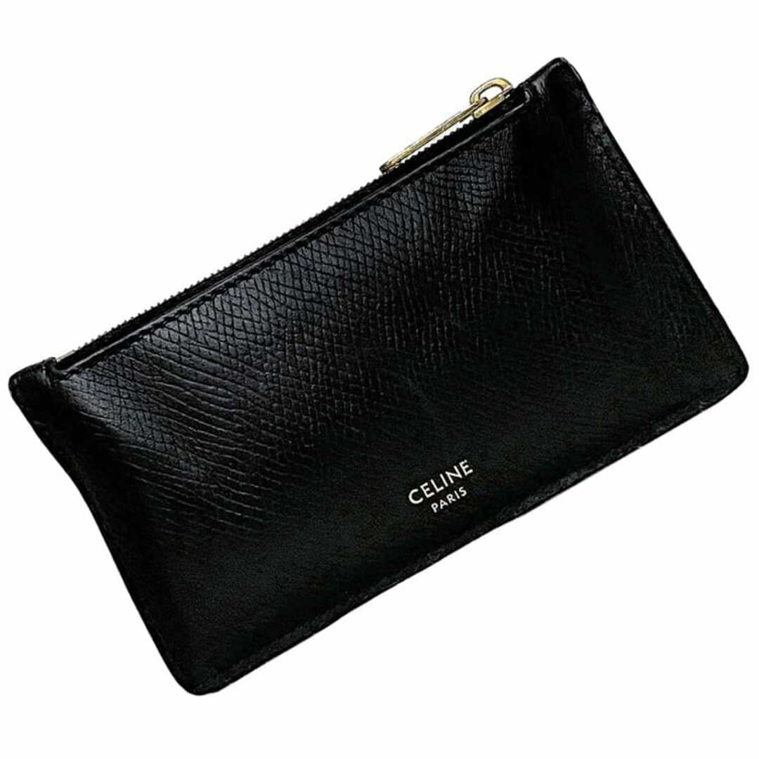 CELINE - セリーヌ カードホルダー コインケース ブラック CELINE - セリーヌ カードホルダー コインケース ブラック