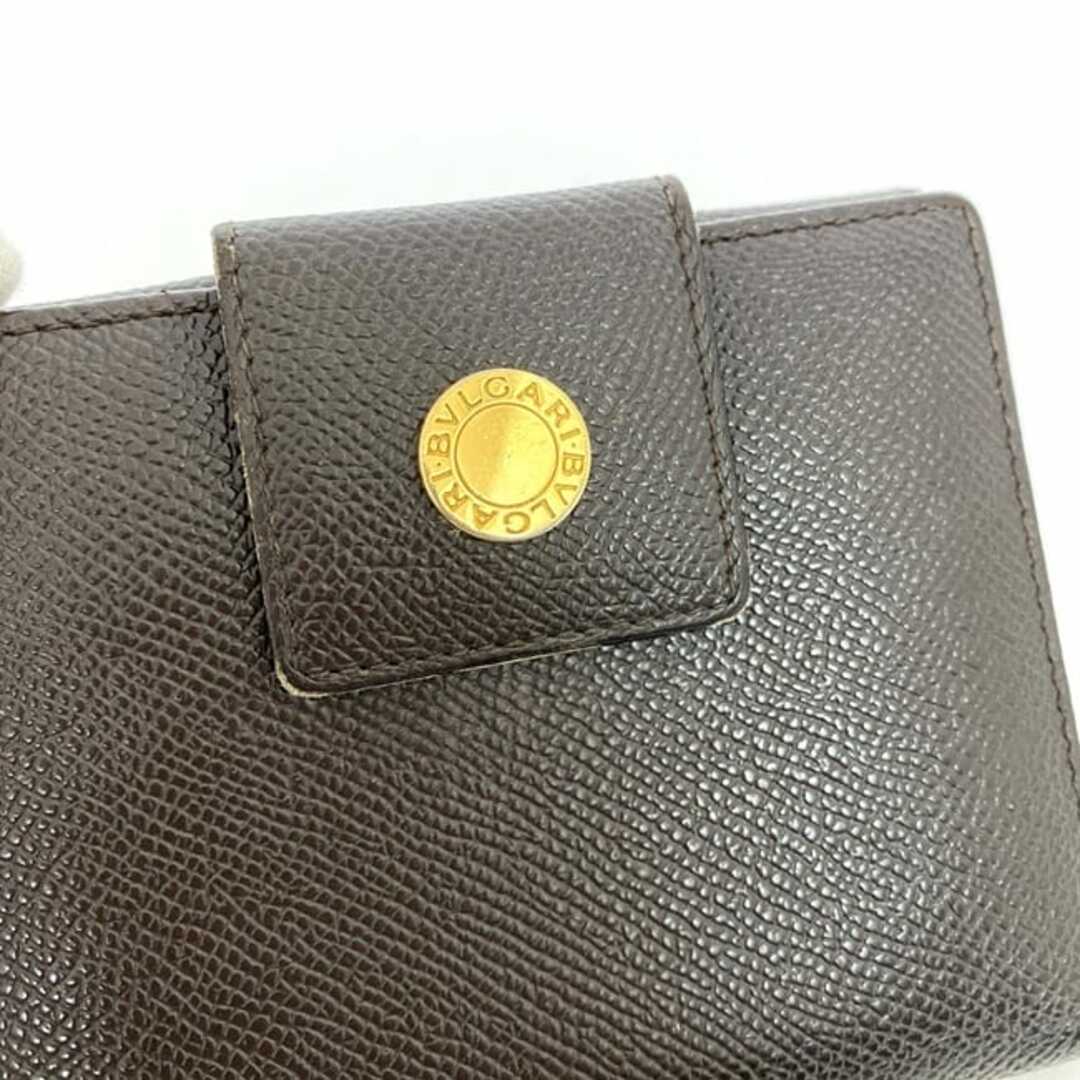 BVLGARI - ブルガリ 二つ折り 財布 ブラウン ブルガリブルガリ BVLGARI - ブルガリ 二つ折り 財布 ブラウン ブルガリブルガリ