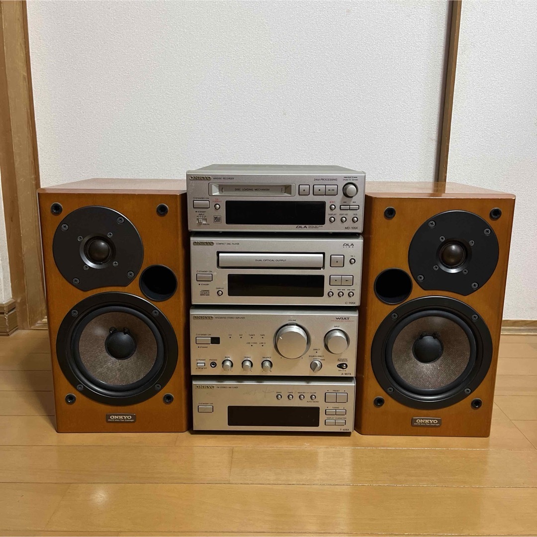 独特な 【送料無料】 ONKYO INTEC205 A-907X FM/AMチューナー オーディオ機器 ラジオ・コンポ