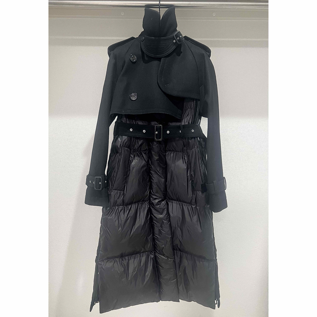 sacai - sacai Wool Melton x Padded Coat サカイ コートの通販 sacai - sacai Wool Melton x Padded Coat サカイ コートの通販