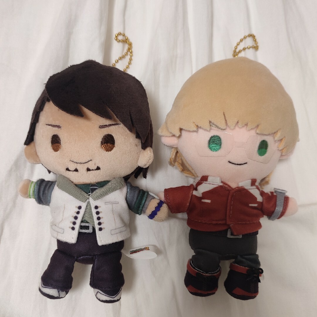 BANDAI(バンダイ)のTIGER&BUNNY むにゅぐるみ キーホルダー 虎徹 バーナビー エンタメ/ホビーのおもちゃ/ぬいぐるみ(キャラクターグッズ)の商品写真