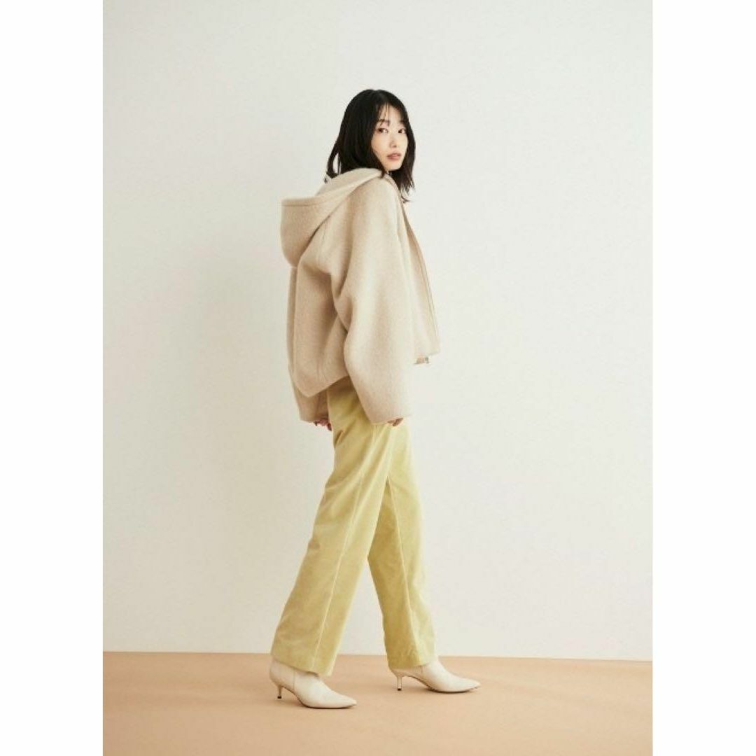 美品☆LOUNIE 40th シャギーフードコート ルーニィ N241127-3 美品☆LOUNIE 40th シャギーフードコート ルーニィ N241127-3