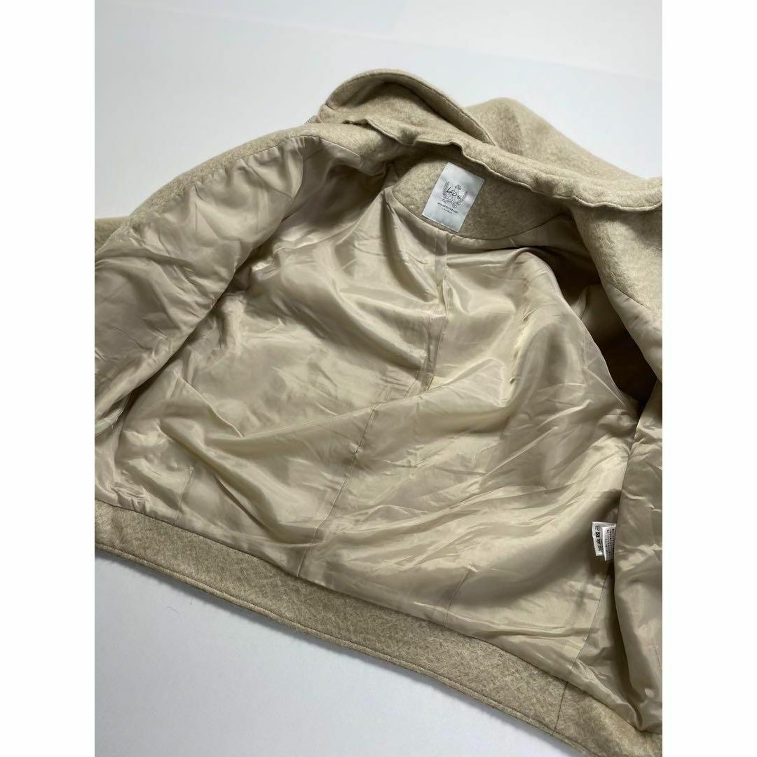 美品☆LOUNIE 40th シャギーフードコート ルーニィ N241127-3 美品☆LOUNIE 40th シャギーフードコート ルーニィ N241127-3