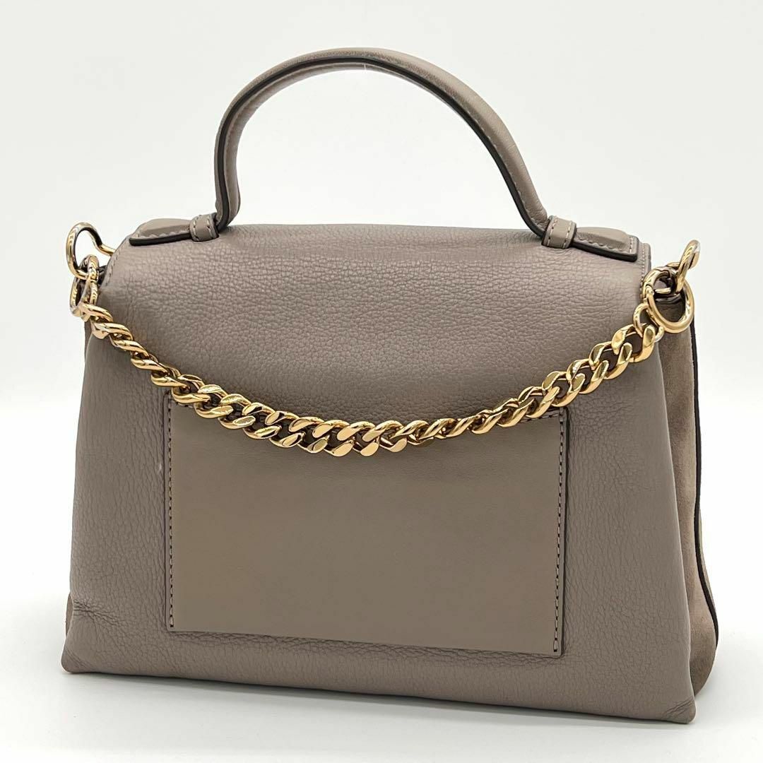 良品】ToryBurch キラ ハンドバッグ 2way 冠婚葬祭 グレージュ 良品】ToryBurch キラ ハンドバッグ 2way 冠婚葬祭 グレージュ
