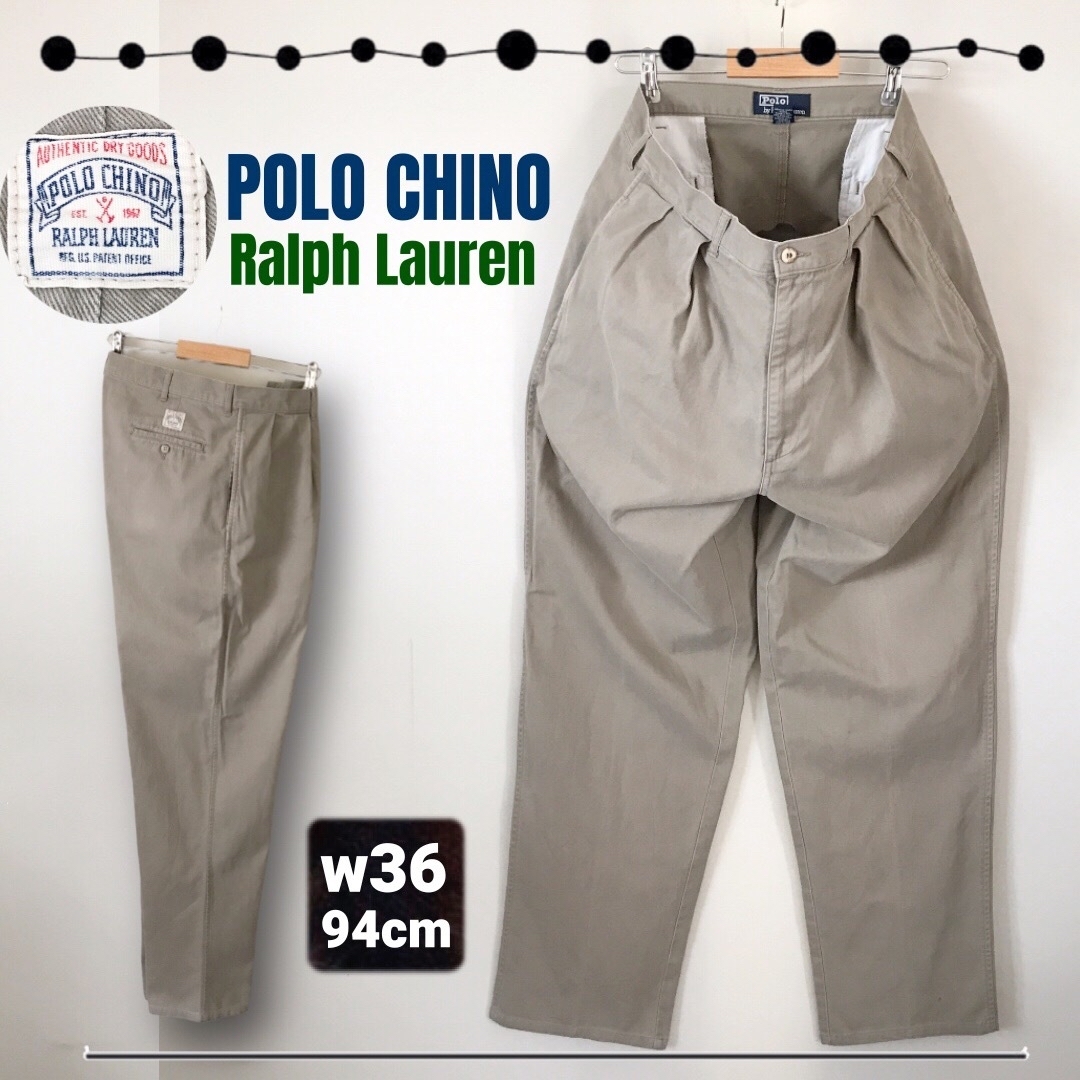 POLO RALPH LAUREN - POLO CHINO☆スクエアタグ☆ラルフローレン POLO RALPH LAUREN - POLO CHINO☆スクエアタグ☆ラルフローレン