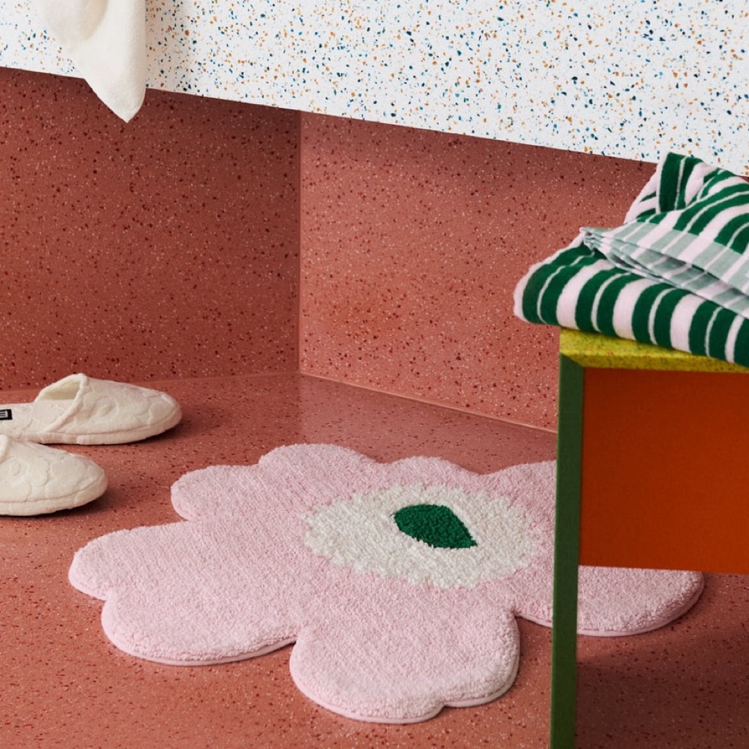 marimekko - ♡新作♡ マリメッコ ウニッコ バスマット パステル marimekko - ♡新作♡ マリメッコ ウニッコ バスマット パステル