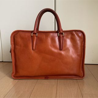 aniary - アニアリaniary3室構造ブリーフケース 中古ブラウンの aniary - アニアリaniary3室構造ブリーフケース 中古ブラウンの