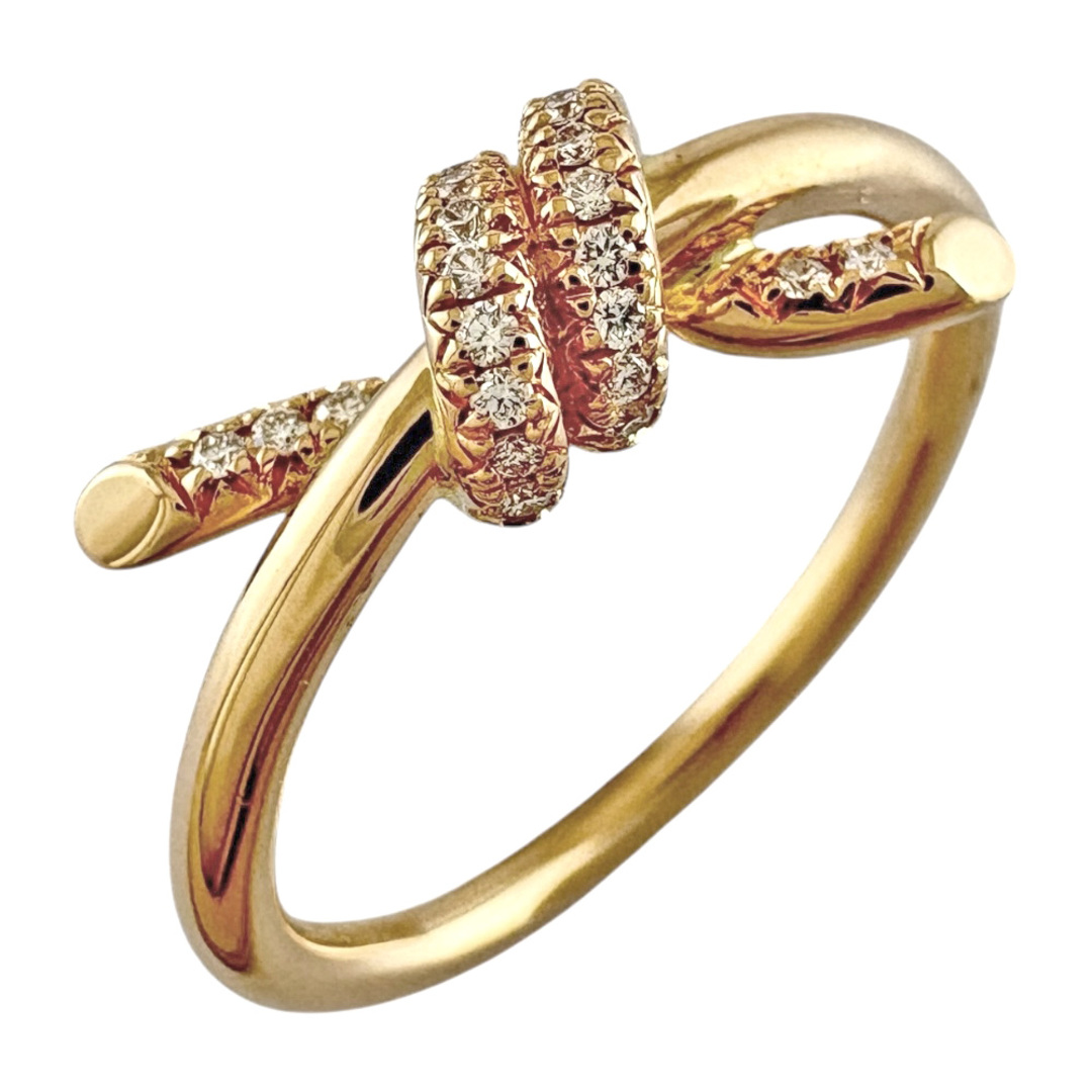 Tiffany & Co. - ティファニー ノット リング 指輪 8号 18金 K18 Tiffany & Co. - ティファニー ノット リング 指輪 8号 18金 K18