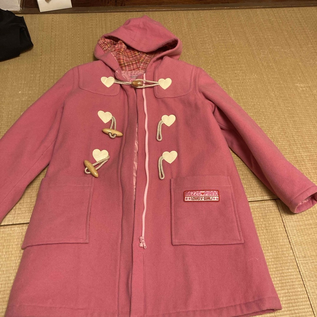 mezzo piano - 美品メゾピアノダッフルコート150の通販 by 幸せ mezzo piano - 美品メゾピアノダッフルコート150の通販 by 幸せ