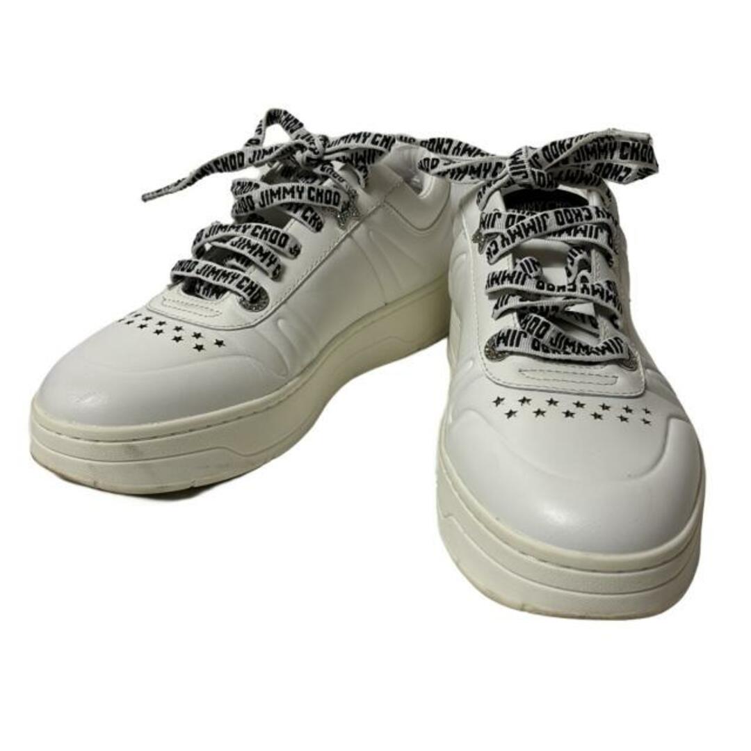JIMMY CHOO(ジミーチュウ) スニーカー 35 レディース - 白 JIMMY CHOO(ジミーチュウ) スニーカー 35 レディース - 白