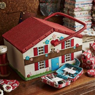 Cath Kidston - キャスキッドソン 家 裁縫箱 ソーイングボックス Cath Kidston - キャスキッドソン 家 裁縫箱 ソーイングボックス