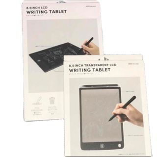 8.5インチ スケルトン電子メモパッド ＆8.5インチ電子メモパッド　2種セット(手帳)