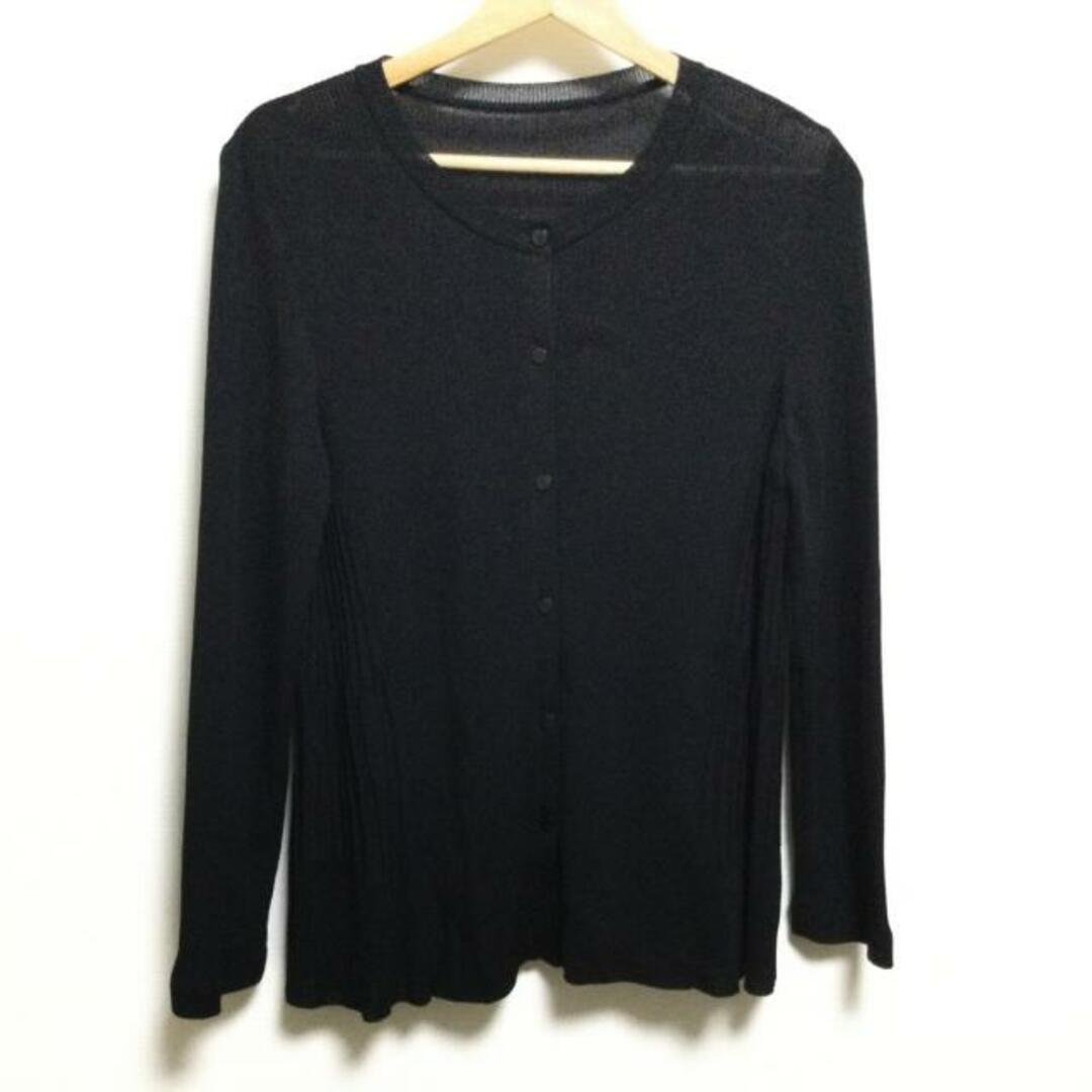 FOXEY(フォクシー) カーディガン サイズ42美品 - 黒 FOXEY(フォクシー) カーディガン サイズ42美品 - 黒