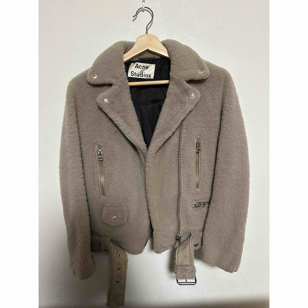 最終価格!!Acne studios ムートン ライダースジャケット 最終価格!!Acne studios ムートン ライダースジャケット